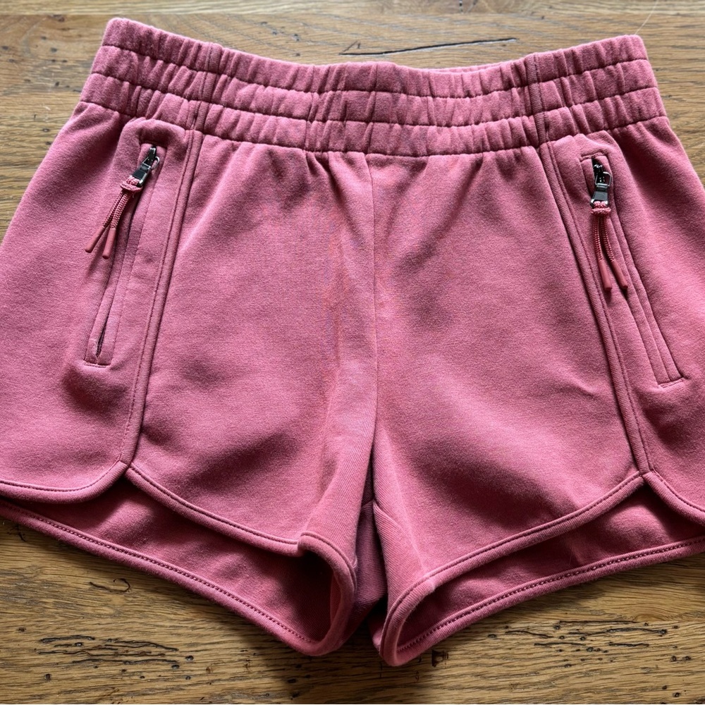 Old Navy Pink Athletic Shorts with Elastic Waistband
